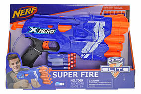 Бластер NERF на поролонових патронах