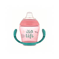 Кружка-непроливайка Sea Life Canpol Babies (56/501) 230 мл, розовая