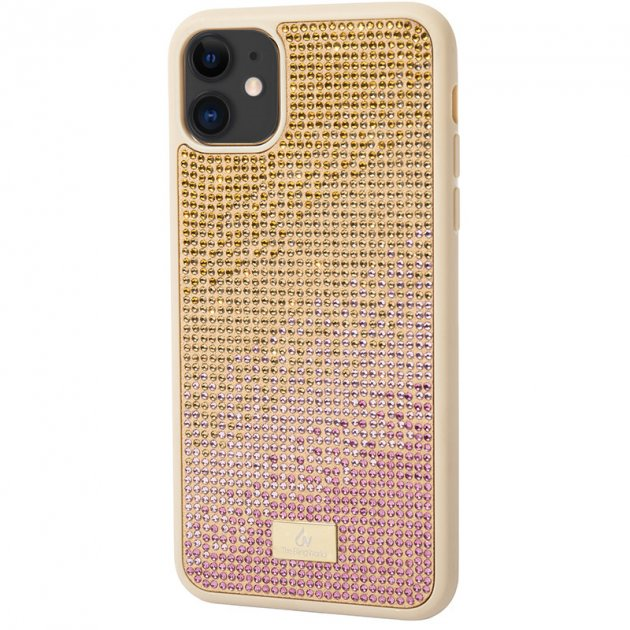 Чохол Diamond The Bling World Case для iPhone 12 (01) Rose Gold рожево золотий