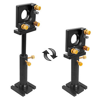 Тримач дзеркала 25 мм MHB1-25 для лазерного CO2 верстата, кріплення для дзеркала лазера, юстировочная майданчик, фото 3