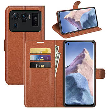 Чохол-книжка Litchie Wallet для Xiaomi Mi 11 Ultra Brown