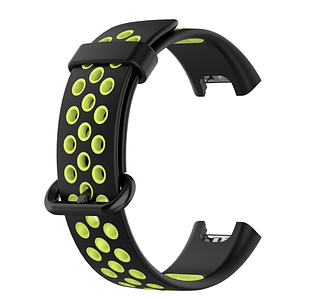 Ремінець DK Silicone Sport Band Nike для Xiaomi Mi Watch Lite (012954) (black / green)