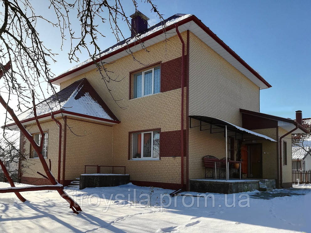 Панель Сайдинга Стоун-Хаус Кирпич красный 3,04м*0,23м - фото 6 - id-p1486052680