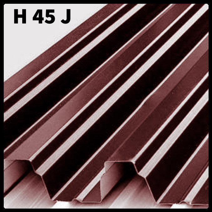 Профнастил H 45 j / 0,5 мм RAL - фото 1 - id-p698033002