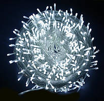 Новорічна Світлодіодна Гірлянда Нитка на Ялинку Внутрішня 500 LED Білий пр/пр