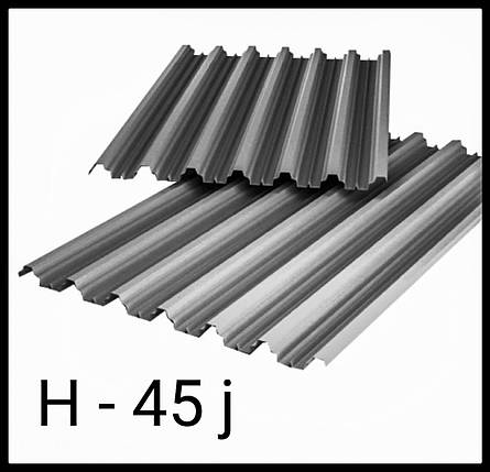 Профнастил N 45 J / 0.7 мм / оцинкований / Модуль Україна, фото 1