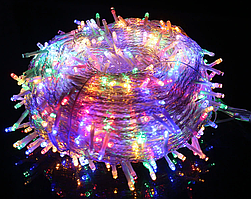 Новорічна Світлодіодна Гірлянда Нитка на Ялинку Внутрішня 500 LED Мульти пр/пр