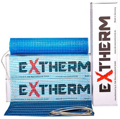 Одножильний нагрівальний мат Extherm ETL 200 Вт/м² (надтонкий 1,5 мм)