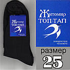Шкарпетки чоловічі високі літо сітка р.25 чорні ТОП-ТАП Житомир НМЛ-06103, фото 6