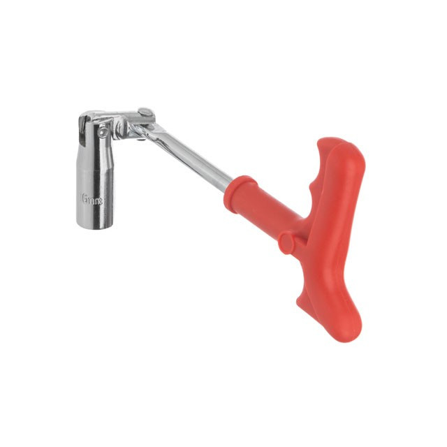 Свечной ключ Т-образный с шарниром 16х250 мм INTERTOOL HT-1717 - фото 4 - id-p299676603