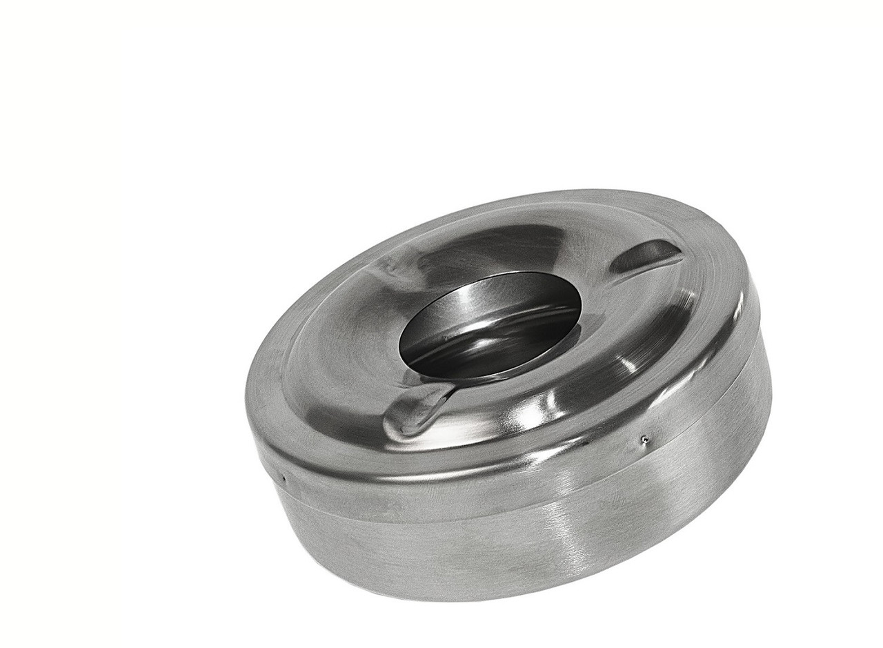 Настільна попільничка з кришкою з нержавіючої сталі 10 см