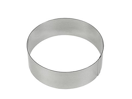 Форма кругла з нержавіючої сталі 16х4.5 см для випікання, фото 1