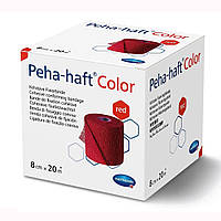 Бинт когезивний фіксуючий Peha-haft Color червоний 8 см х 20м