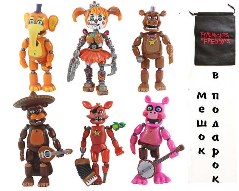 Ігровий набір п'ять ночей Піцерія Фредді, аніматроніки — Five Nights at Freddy's, Freddy`s Pizzeria