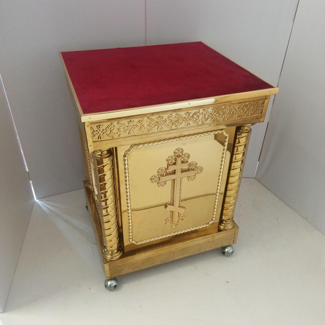 Підставка під ковчег або ливарне блюдо на колесах 55х50см (спецзамовлення)
