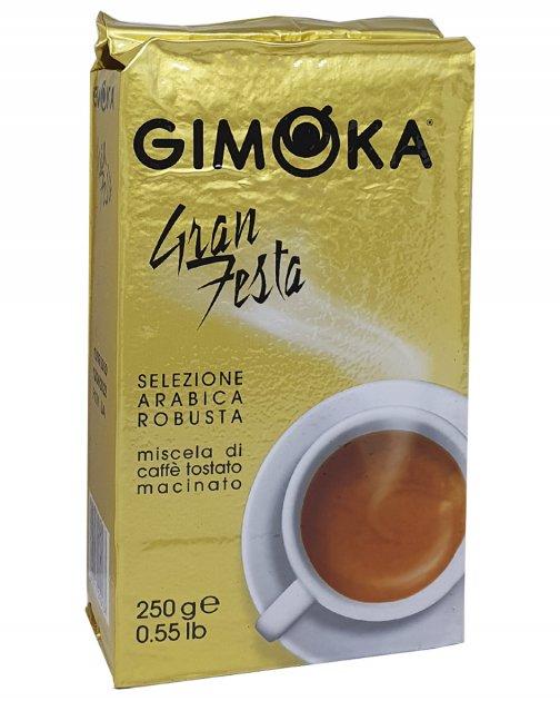 Кава мелена Gimoka Gran Festa (Джимока), суміш робусти та арабіки, 250г, Італія