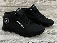 Зимові кросівки на хутрі Джордан. Черевики Jordan. Натуральна шкіра, є гарантія, виробництво Харків. 2024