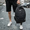 Чоловічий спортивний рюкзак Nike Air чорний сумка Найк спортивна для тренувань, фото 3