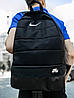 Чоловічий спортивний рюкзак Nike Air чорний сумка Найк спортивна для тренувань, фото 9