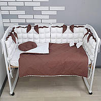 Набір постільної білизни в дитяче ліжечко: ковдра трансфомируется у конверт на виписку