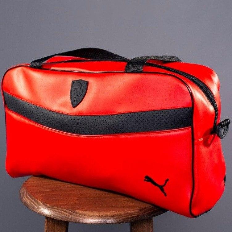 Puma ferrari top leather bag