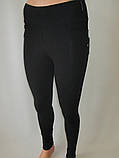 Обтислі однотонні лосини для молоді, фото 2