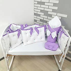 Набір постільної білизни в дитячу ліжечко: ковдра трансфомируется у конверт на виписку