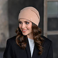 Жіноча шапка «Нікея» колір кемел