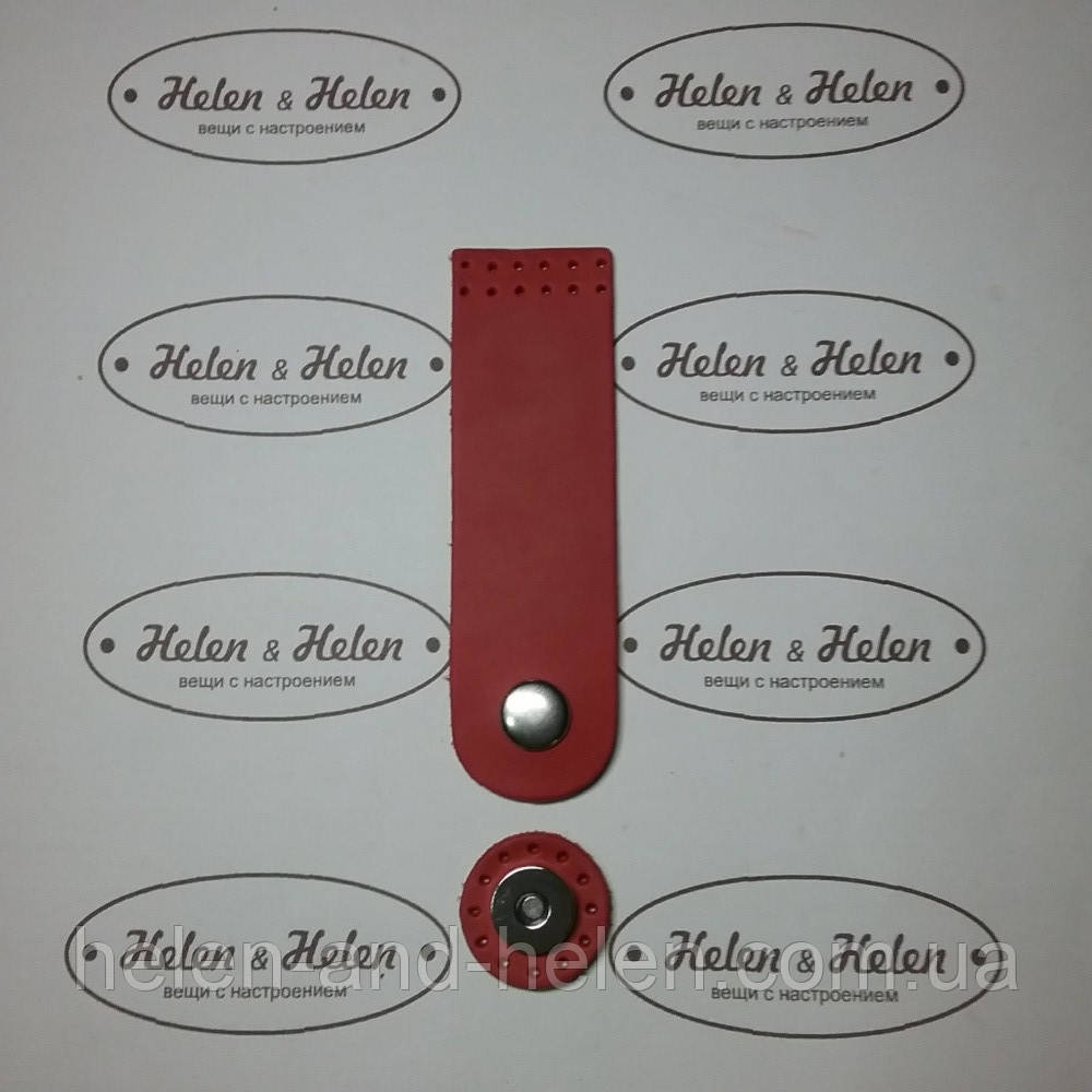 Язичок для сумки "Ранька" на магнітній кнопці, фото 1