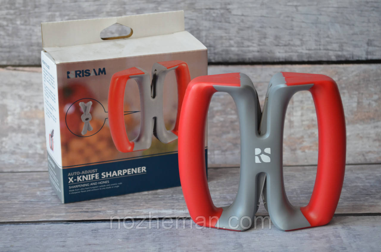 Ручна кухонні точилка для ножів, з двома видами заточування і V-подібним слотом, фото 1