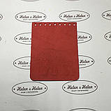 Клапан для міні сумки 10*12 "Слон". Червоний, фото 2