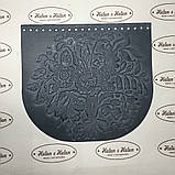 Клапан для в'язаної сумки "Букет"., фото 3