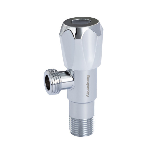 Кран кутовий AQUASTRONG C3 M1/2 х M3/4 нержавіюча сталь
