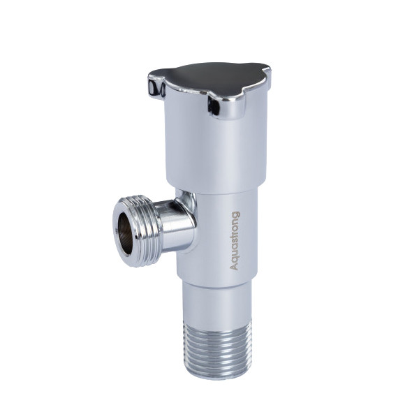 Кран кутовий AQUASTRONG C5 M1/2 х M3/4 нержавіюча сталь