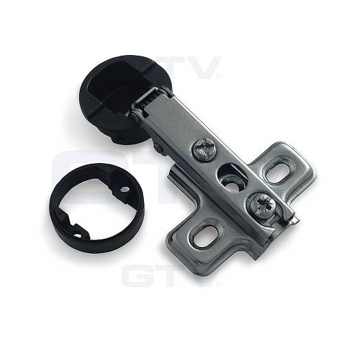 Купить GTV Петля врезная для стекла накладная + заглушка овальная, хром ...