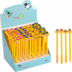 Ручка дитяча гелева Каченя синя паста 0,38мм арт. 6034