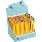 Ручка дитяча гелева Каченя синя паста 0,38мм арт. 6034, фото 3