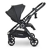 Коляска універсальна 2в1 El Camino Saga ME 1085 (dark grey), фото 3