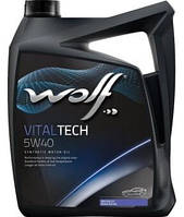 Моторное масло Wolf Vitaltech 5W-40 5л