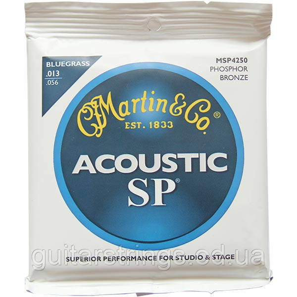 Струни Martin MSP4250 SP Phosphor Bronze 92/8 Bluegrass 13-56