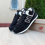 Кросівки на хутрі New Balance 574 Нью Беленс., фото 2