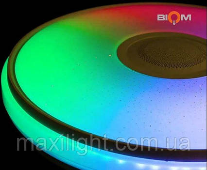 Стельовий Світильник світлодіодний музичний FULL RGB BIOM 80W З ПУЛЬТОМ Д/У SML-R27-80-M-FRGB, фото 1