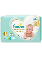 Подгузники Pampers Premium Care 3 ( 40 шт/ 6-10 кг) памперс премиум