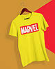 Футболка чоловіча жовта з принтом "Marvel" 2XL, фото 4