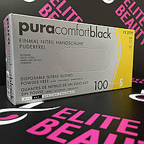 Рукавички для салонів краси нітрилові Pura, розмір S, фото 3