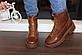 Черевики жіночі коричневі Д704, фото 7