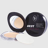 Компактна пудра для обличчя Triumph Cosmetics (TF) Perfection Matte Powder "Best For Me" 18 г №01 Слонова кістка, фото 3