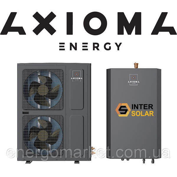 Тепловий насос Invertor + EVI, 18кВт 230В, AXHP-EVIDC-18, AXIOMA energy