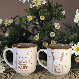 Кружка порцеляновий Perfect Day 350мл*6шт