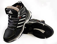 Зимние кроссовки на подростка спортивные кожаные ботинки детские для мальчиков 39